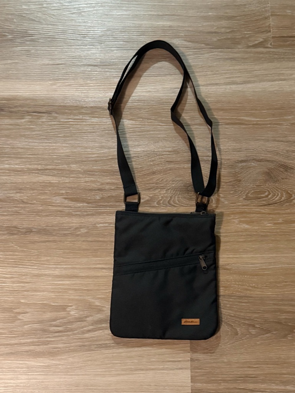 Eddie Bauer | Black Crossbody Travel Bag